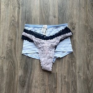 NWT PINK Victoria's Secret Underwear Bundle- M